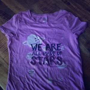 Purple girls cat and jack shirt